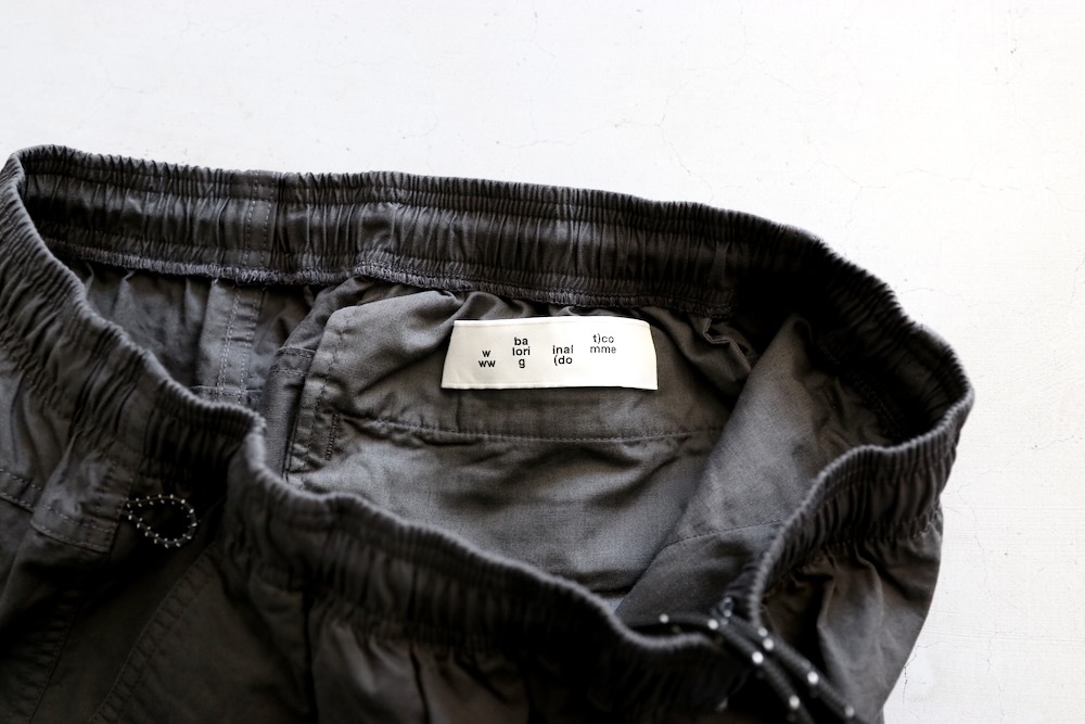 BAL(�Х�) "WASHED TWILL WOVEN BELTED SHORT"