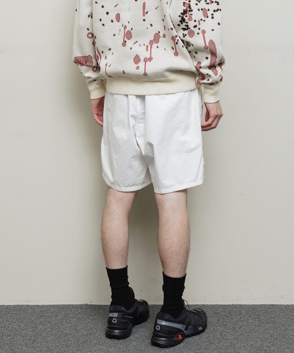 BAL(�Х�) "WASHED TWILL WOVEN BELTED SHORT"