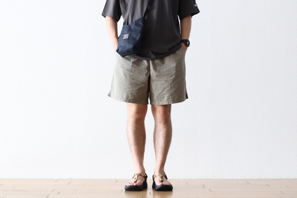 BAL(�Х�) "WASHED TWILL WOVEN BELTED SHORT"