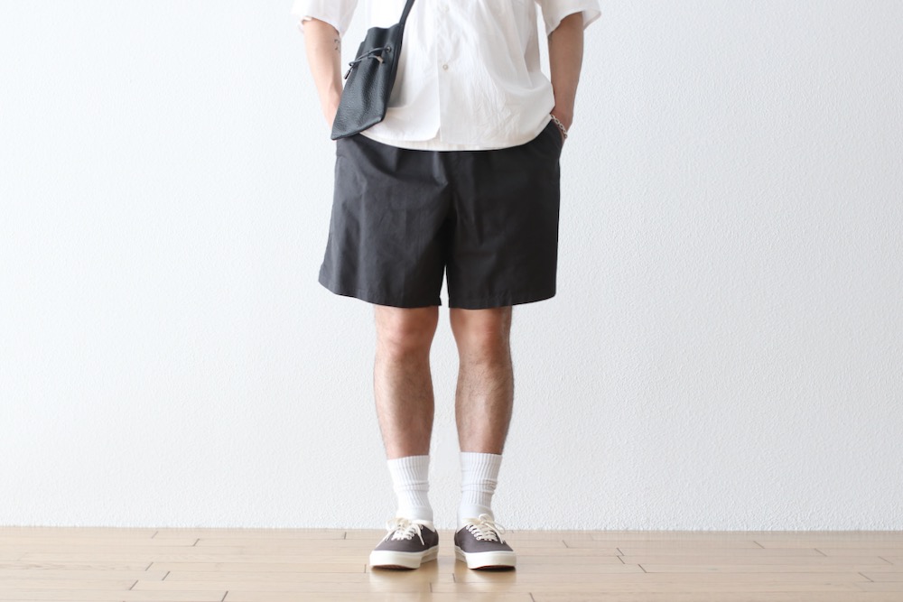 BAL(�Х�) "WASHED TWILL WOVEN BELTED SHORT"