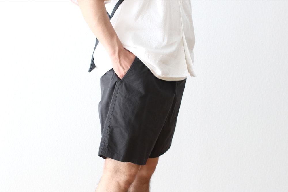 BAL(�Х�) "WASHED TWILL WOVEN BELTED SHORT"