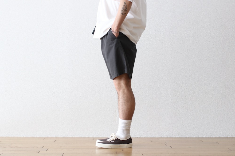 BAL(�Х�) "WASHED TWILL WOVEN BELTED SHORT"