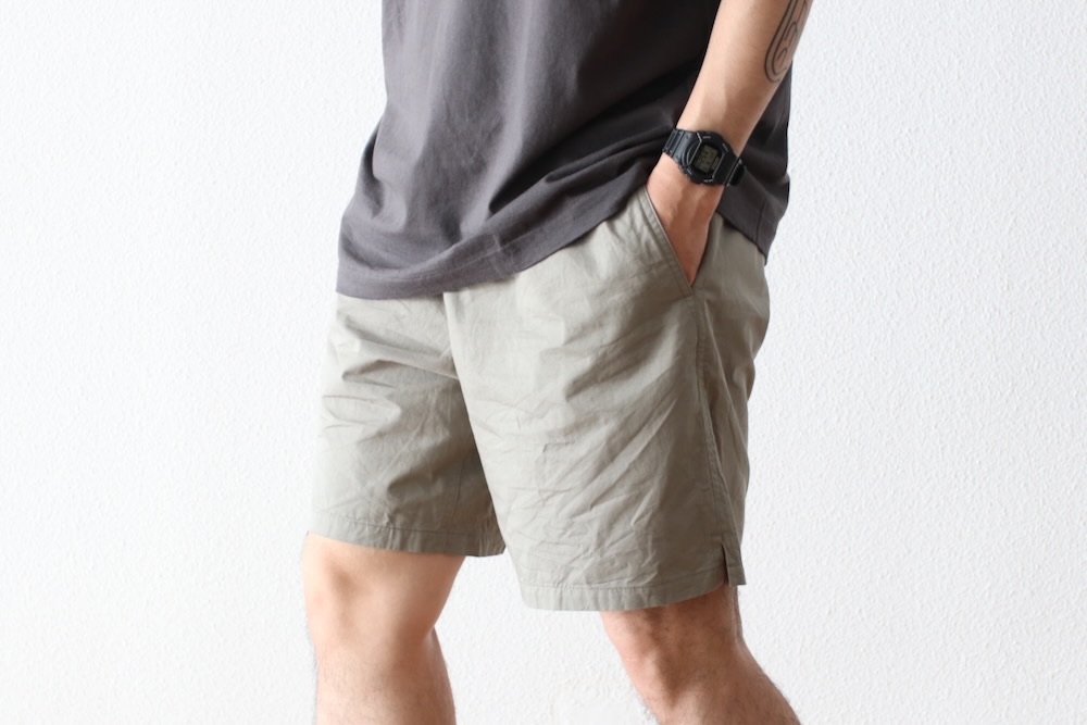 BAL(�Х�) "WASHED TWILL WOVEN BELTED SHORT"