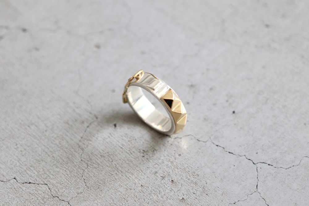 BUNNEY(�Хˡ�) "Stud Cuff Ring 925 Silver/18ct Yellow Gold"