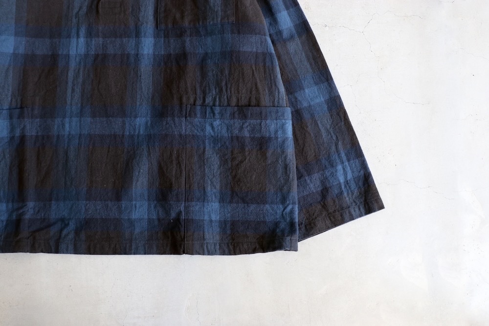 [10% > 15%OFF] ts(s) (�ƥ�����������) "Pullover Work Shirt Jacket -Dark Tone Plaid Slub Cotton Cloth-"