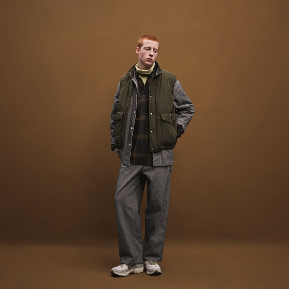 [10% > 15%OFF] ts(s) (�ƥ�����������) "Pullover Work Shirt Jacket -Dark Tone Plaid Slub Cotton Cloth-"