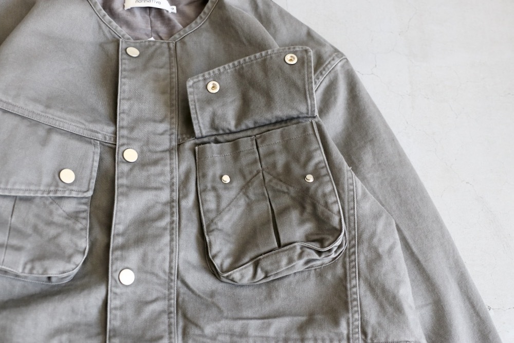 ��WINDSTOPPER��nonnative(�Υ�ͥ��ƥ���) "RIDER JACKET COTTON DRILL PIGMENT DYE WITH WINDSTOPPER"