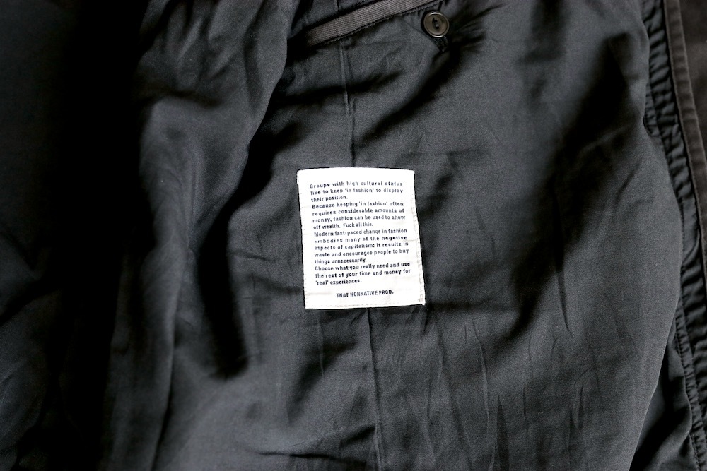 ��WINDSTOPPER��nonnative(�Υ�ͥ��ƥ���) "RIDER JACKET COTTON DRILL PIGMENT DYE WITH WINDSTOPPER"