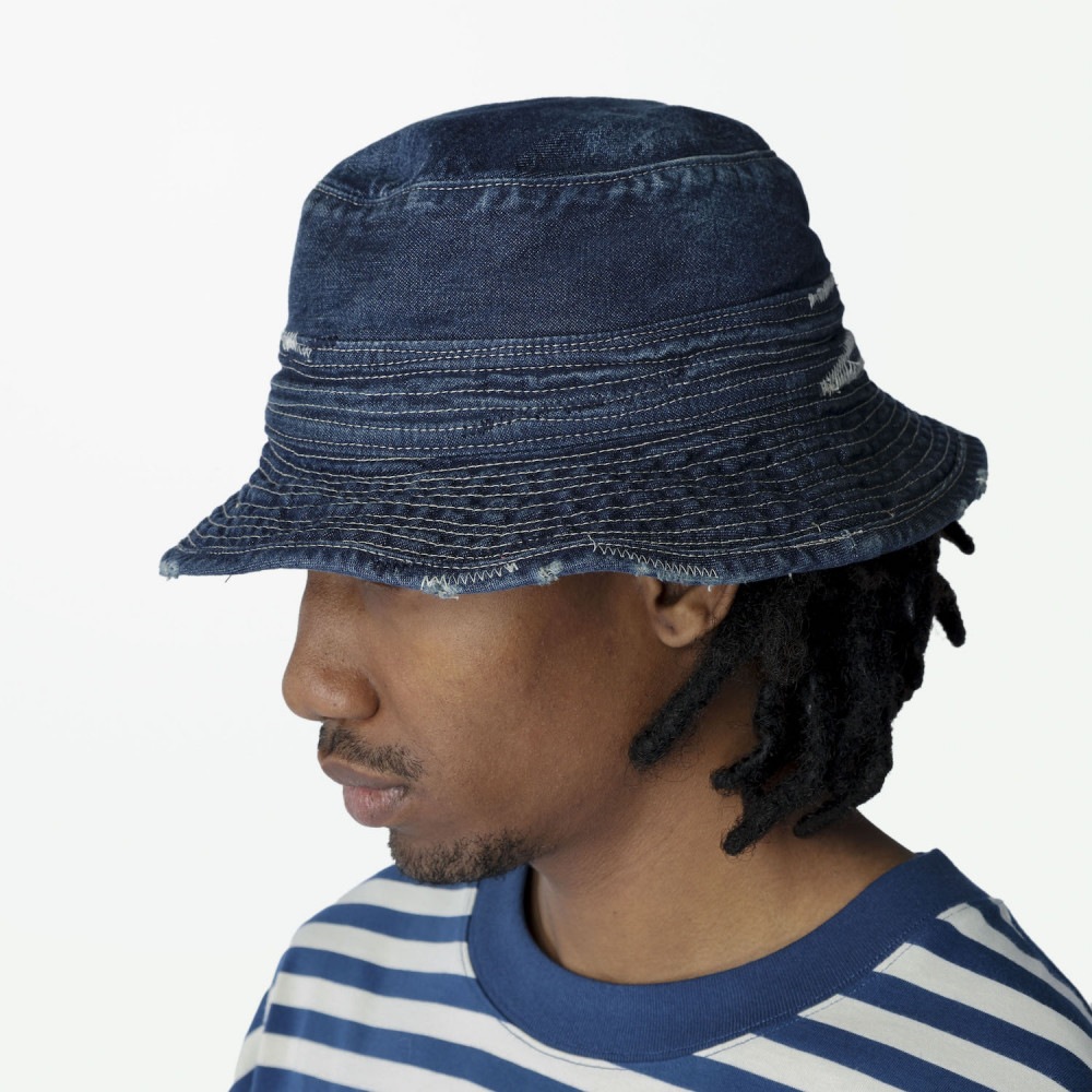MADNESS (�ޥåɥͥ�) "MADNESS NV. NEP DENIM BUCKET HAT"