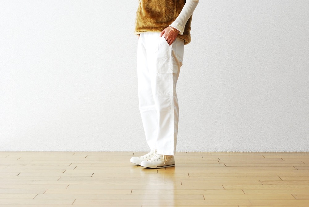 unisex itten.(åƥ) "itten 18 French cargo pants -Cotton pique-"