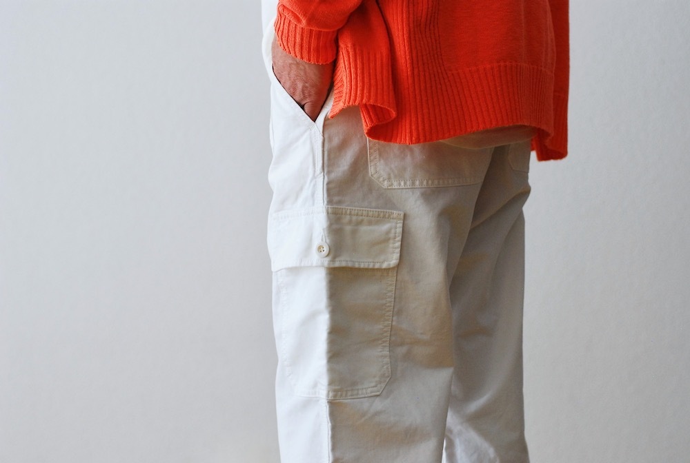 unisex itten.(åƥ) "itten 18 French cargo pants -Cotton pique-"