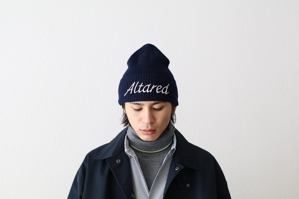 altared(륿) "Merino Wool LOGO Embroidery Beanie"