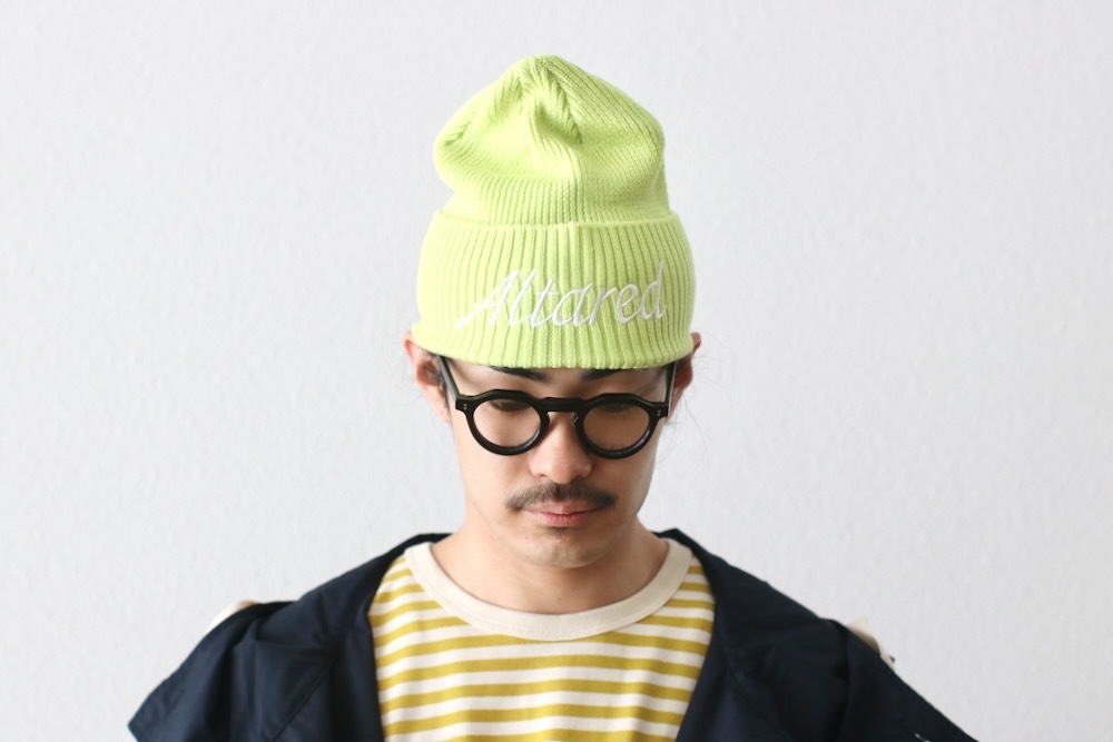 altared(륿) "Merino Wool LOGO Embroidery Beanie"
