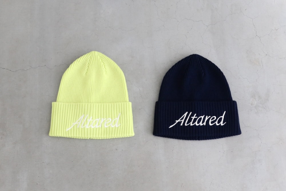 altared(륿) "Merino Wool LOGO Embroidery Beanie"