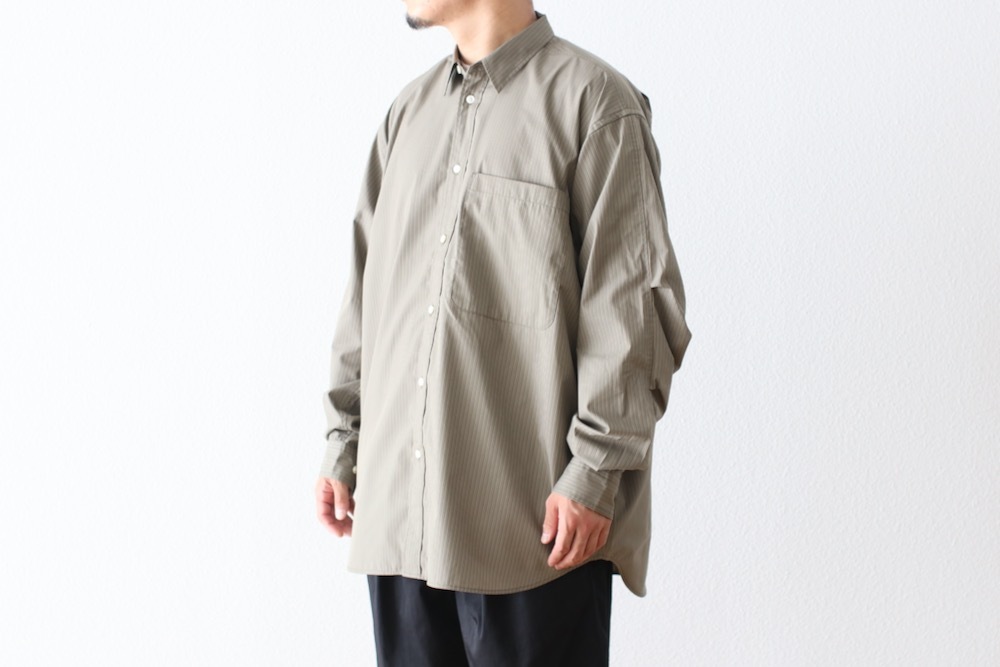 DAIWA PIER39( ԥƥʥ) "TECH REGULAR STRIPE SHIRT L/S"
