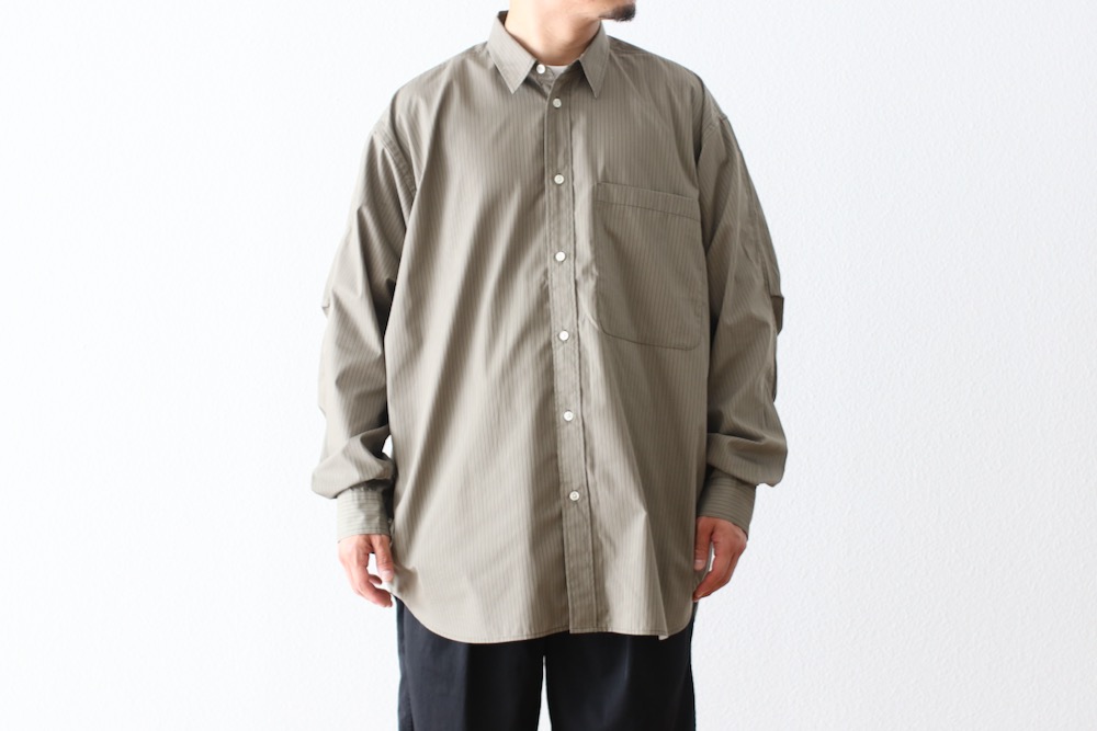 DAIWA PIER39( ԥƥʥ) "TECH REGULAR STRIPE SHIRT L/S"