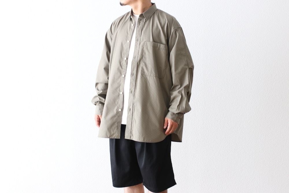 DAIWA PIER39( ԥƥʥ) "TECH REGULAR STRIPE SHIRT L/S"