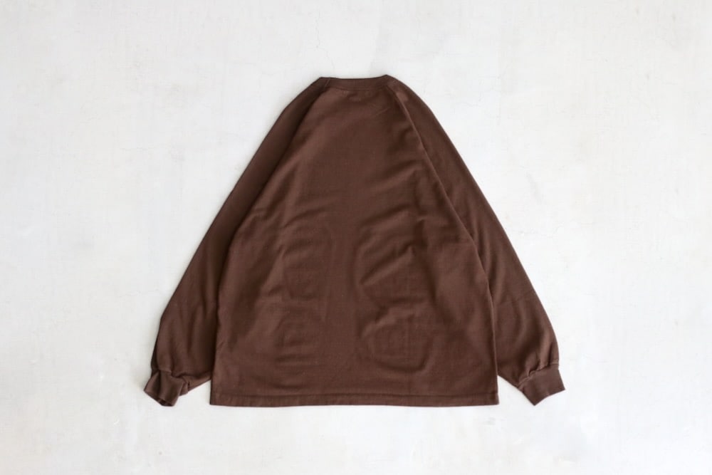 blurhms Co/Silk Nep Raglan Tee ブラームス blurhms (ブラームス) Co/Silk Nep Baseball Raglan Tee