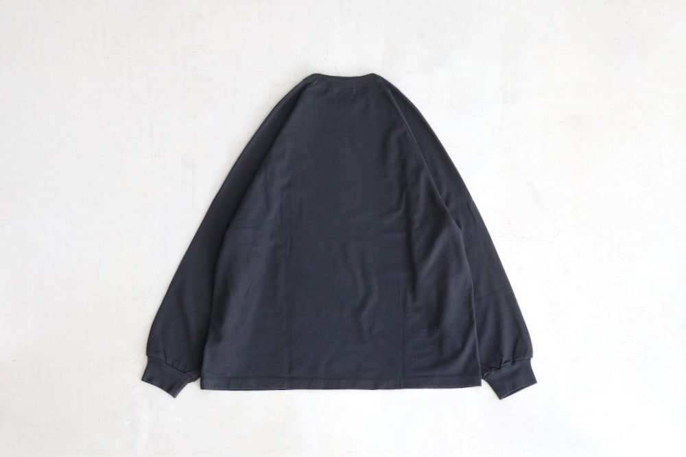 blurhms Co/Silk Nep Raglan Tee ブラームス blurhms (ブラームス) Co/Silk Nep Baseball Raglan Tee