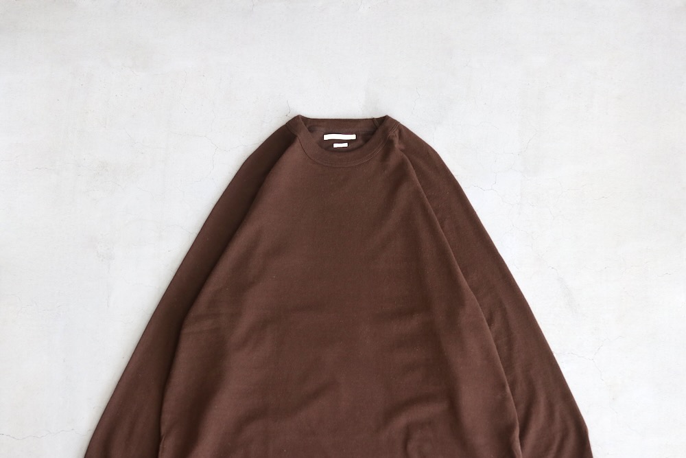 blurhms Co/Silk Nep Raglan Tee ブラームス blurhms (ブラームス) Co/Silk Nep Baseball Raglan Tee