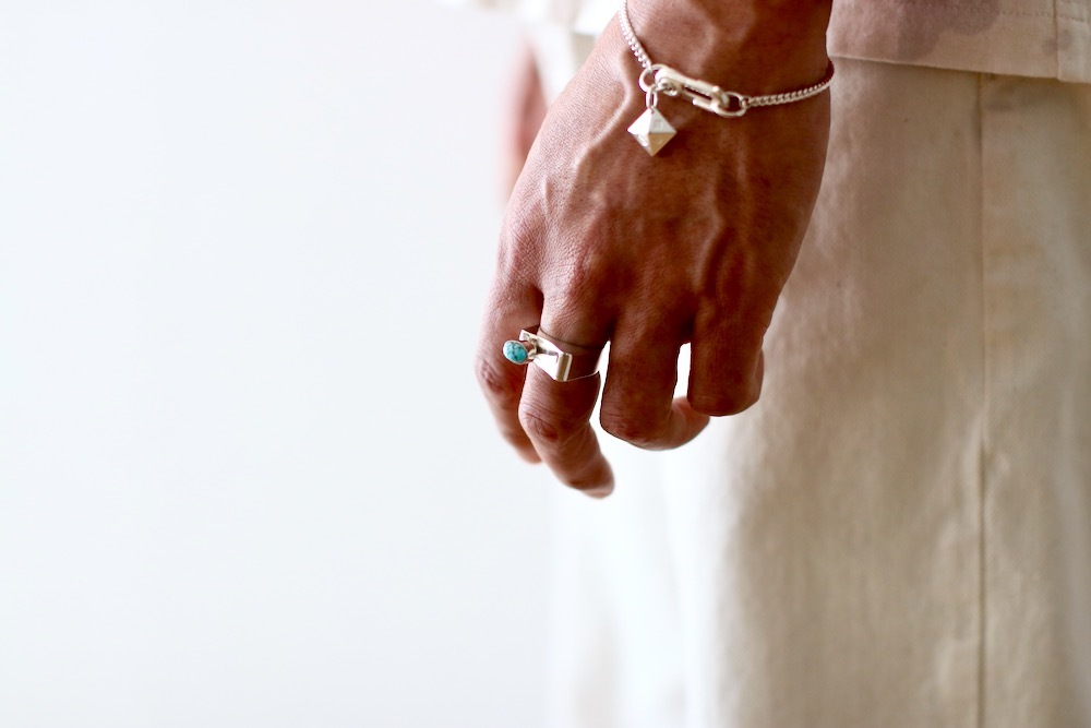 Indian Jewelry (����ǥ����� ���奨�꡼) "Silver Ring - Morenci Turquoise -"