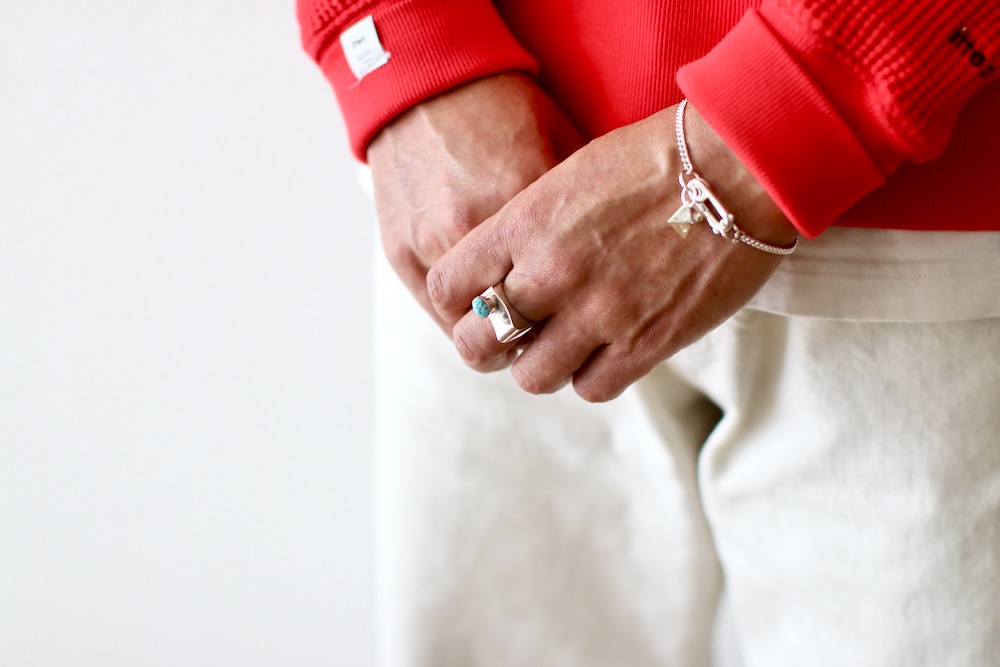 Indian Jewelry (����ǥ����� ���奨�꡼) "Silver Ring - Morenci Turquoise -"