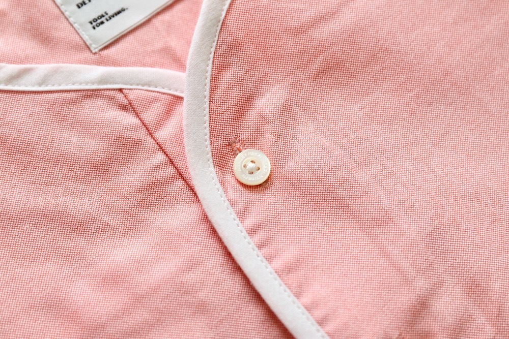 トップス CROSSED RIFLES HENLEY NECK L/S TEE PINK Stephanie Henley Long Sleeve Top - Pink | Fashion Nova
