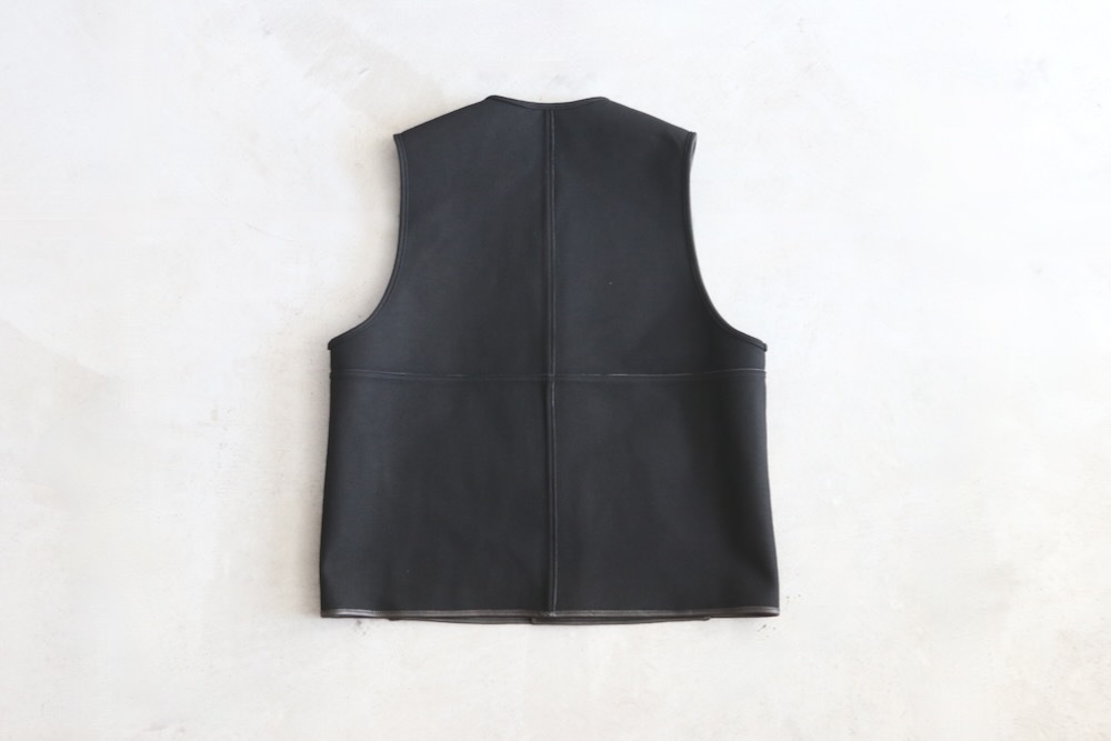 ssstein(奿) "BONDED LEATHER VEST"