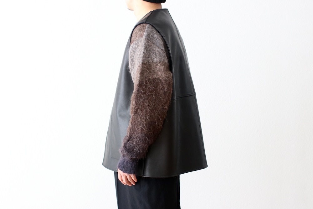 ssstein シュタイン　ADJUSTABLE VEST ssstein / シュタイン】ACRYLIC FUR VEST - BLACK | 公式通販