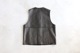 ssstein(奿) "BONDED LEATHER VEST"