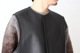 ssstein(奿) "BONDED LEATHER VEST"