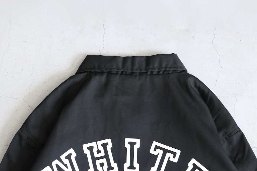 ホワイトマウンテニアリング【 XL】PRINTED COACH JACKET 黒 White Mountaineering - ホワイトマウンテニアリング】COACH