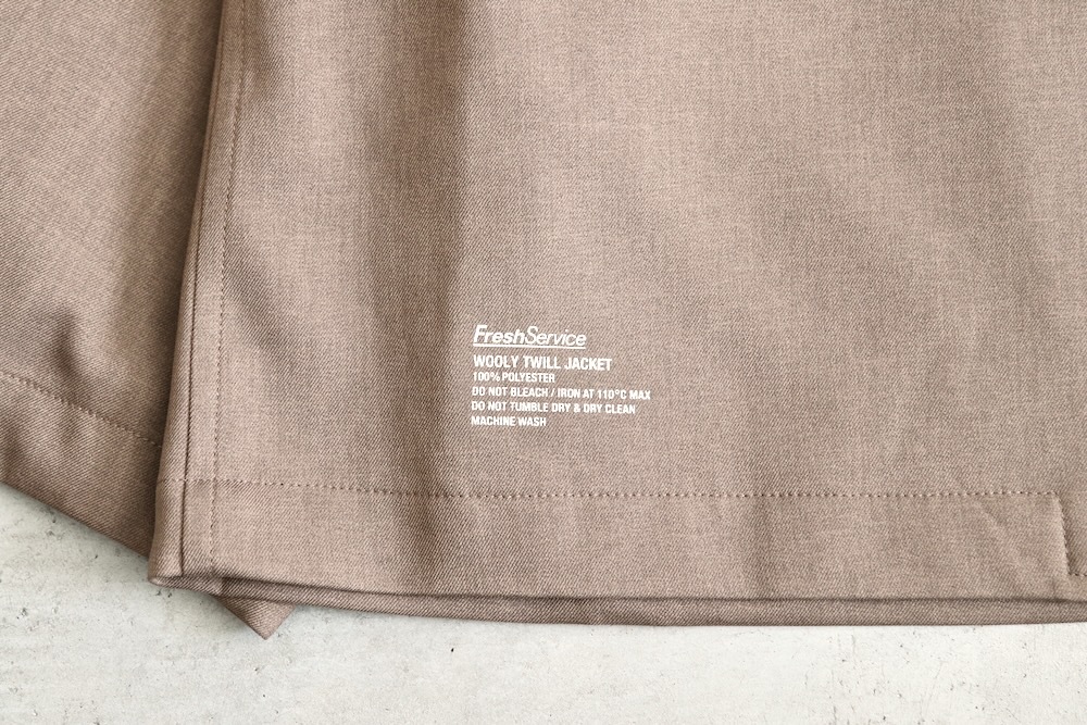 [10% > 15%OFF] FreshService(�ե�å��奵���ӥ�) "WOOLY TWILL JACKET"