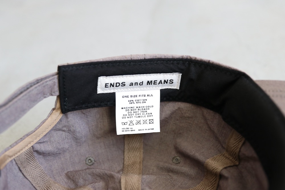 ENDS AND MEANS  (����ɥ���ɥߡ��� ) "6 Panels Cap"