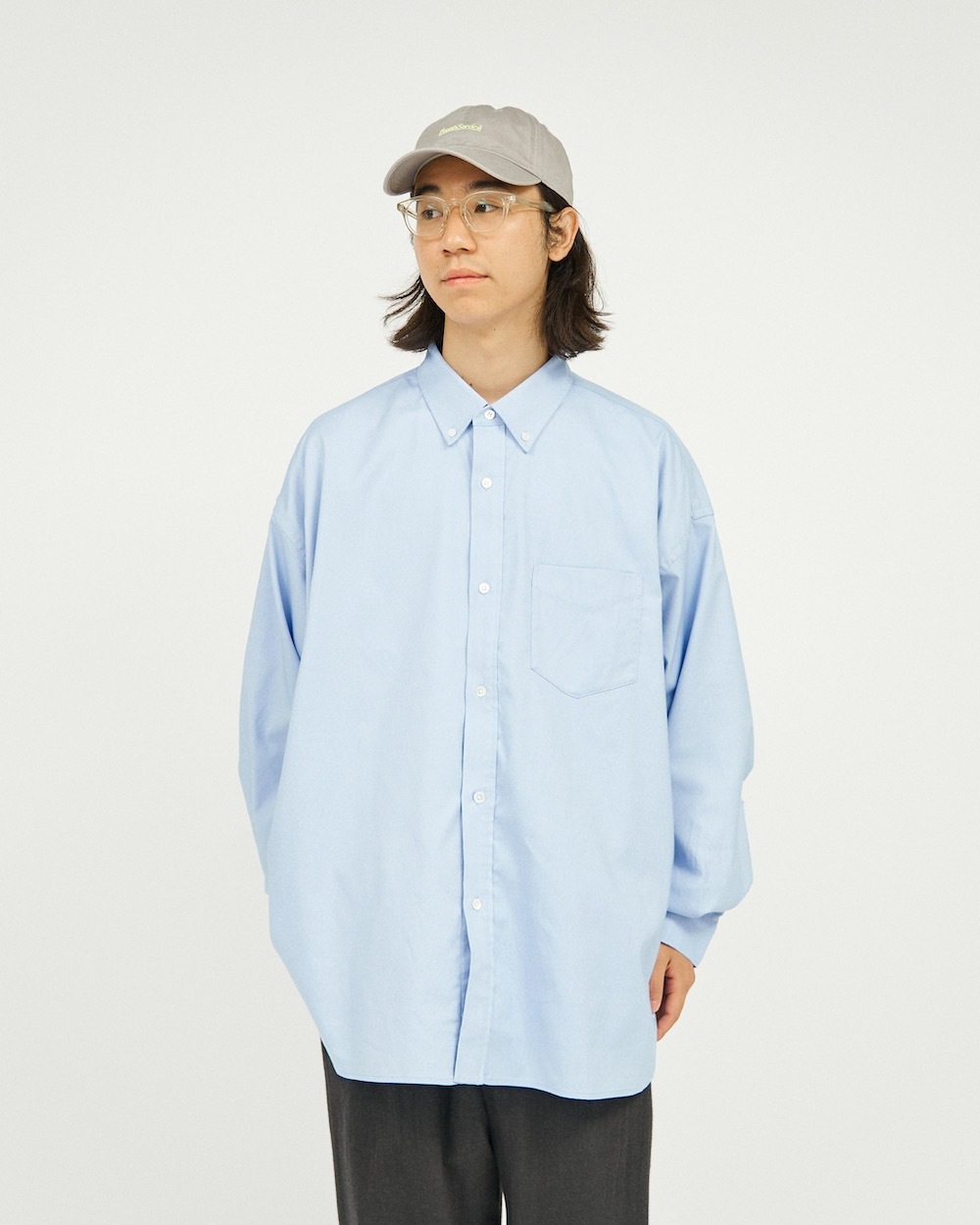 FreshService(�ե�å��奵���ӥ�) "DRY OXFORD CORPORATE L/S B.D SHIRT"
