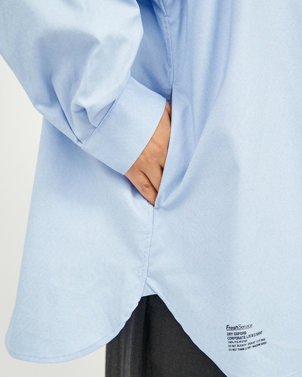 FreshService(�ե�å��奵���ӥ�) "DRY OXFORD CORPORATE L/S B.D SHIRT"