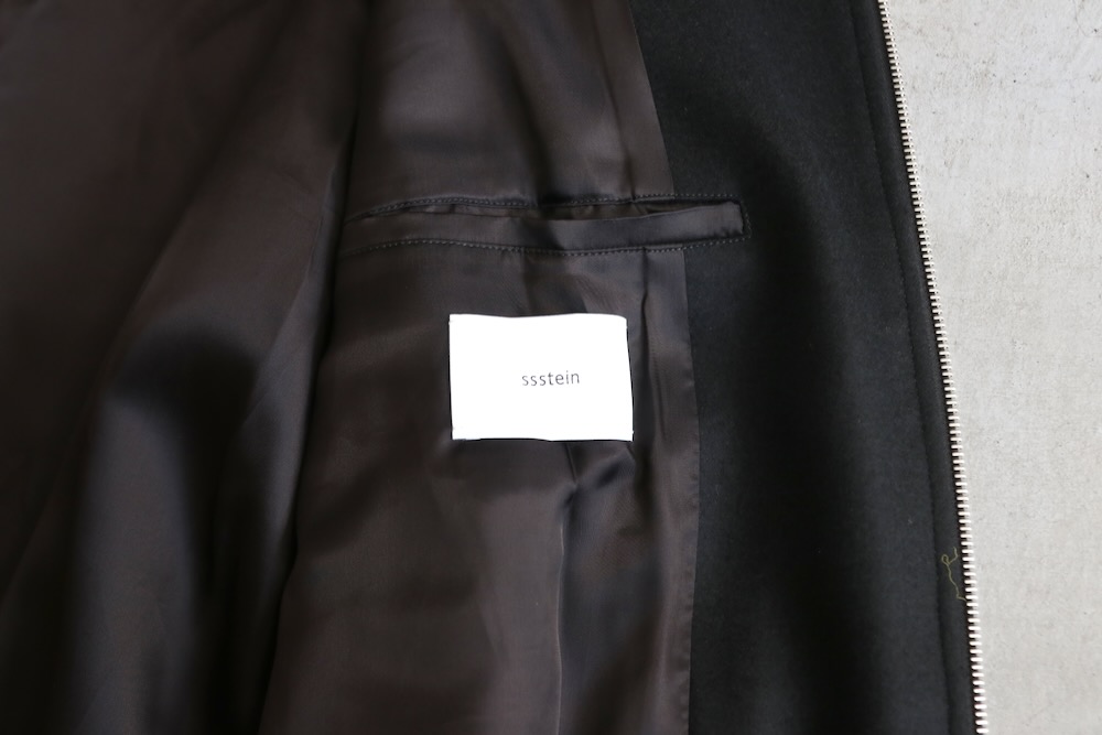 ssstein(奿) "MELTON ZIP UP BLOUSON"