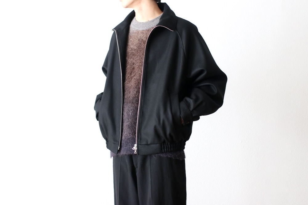 ssstein(奿) "MELTON ZIP UP BLOUSON"