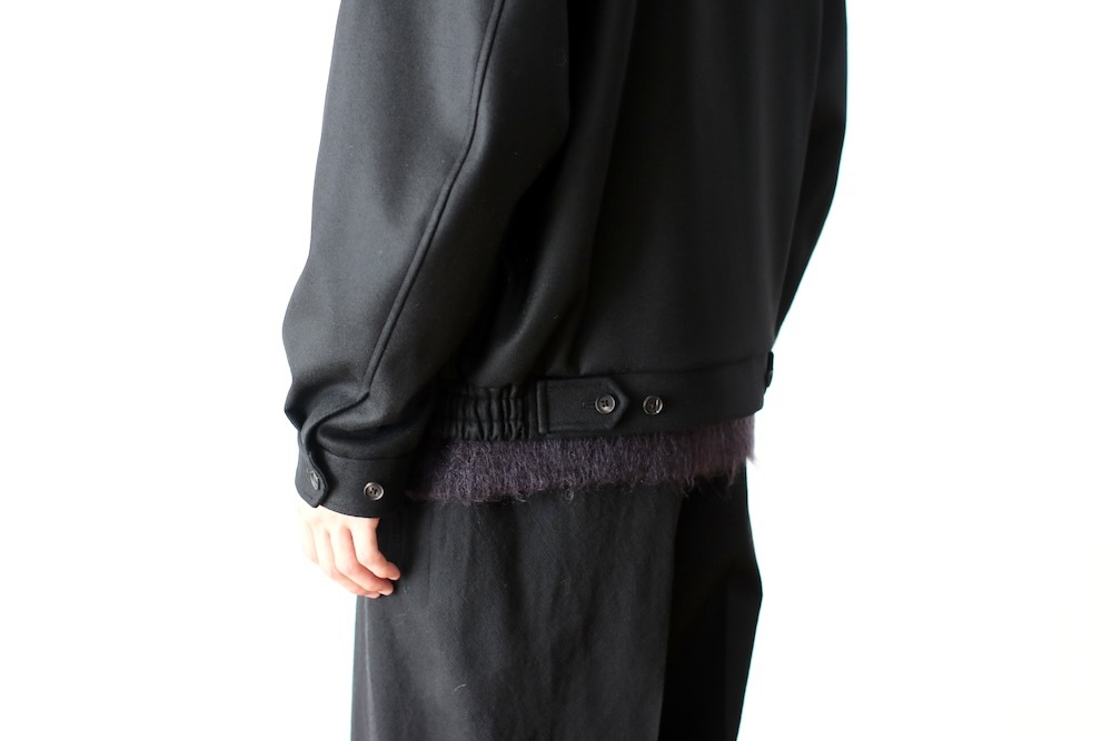 ssstein(奿) "MELTON ZIP UP BLOUSON"