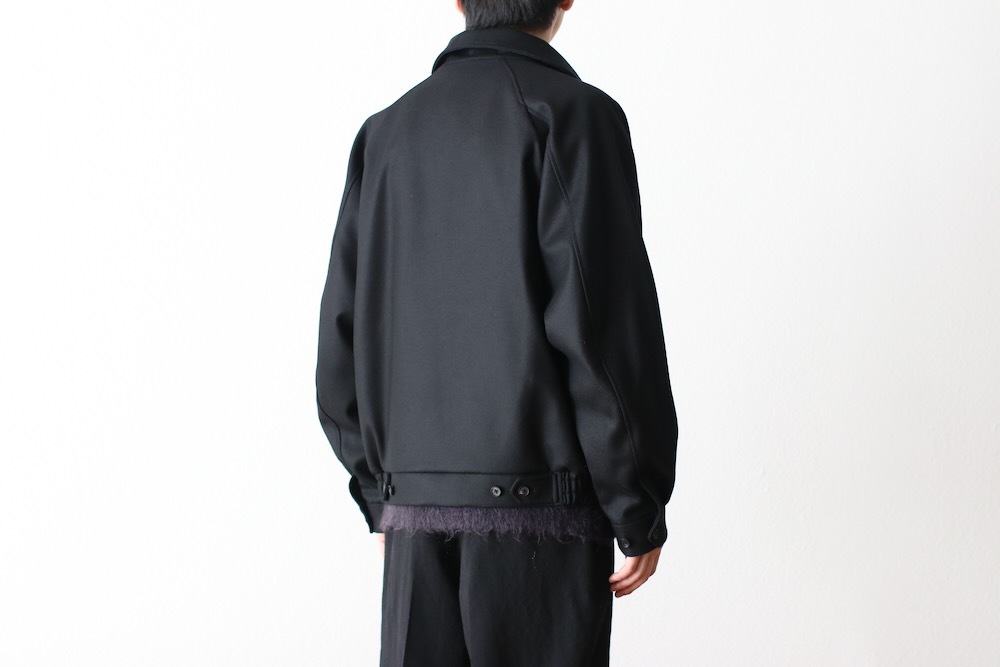 ssstein(奿) "MELTON ZIP UP BLOUSON"