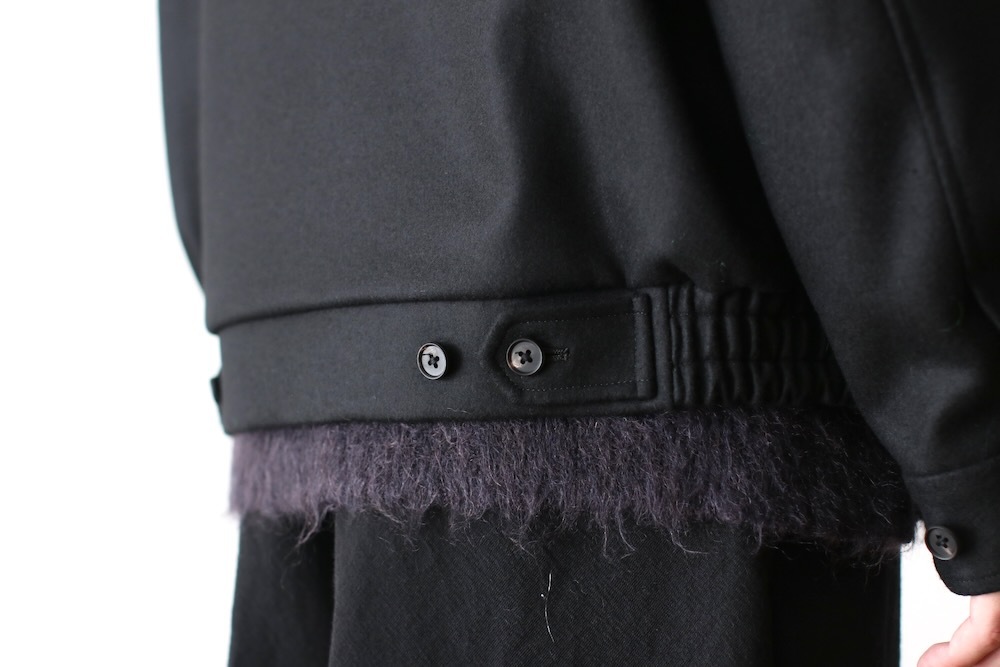 ssstein(奿) "MELTON ZIP UP BLOUSON"