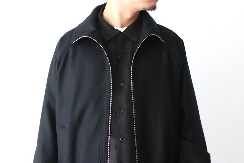 ssstein(奿) "MELTON ZIP UP BLOUSON"