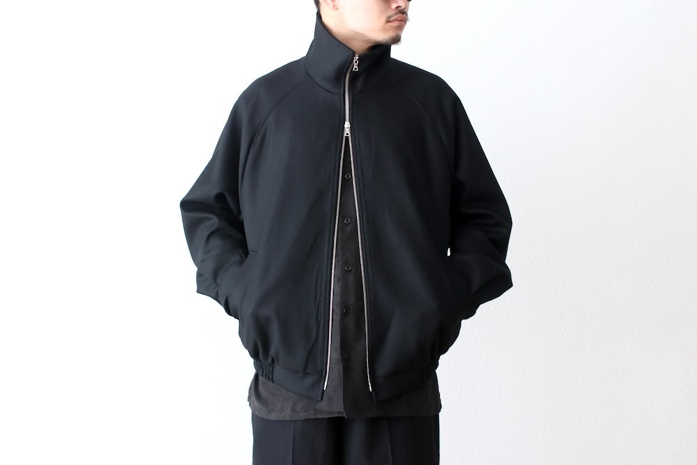 ssstein(奿) "MELTON ZIP UP BLOUSON"