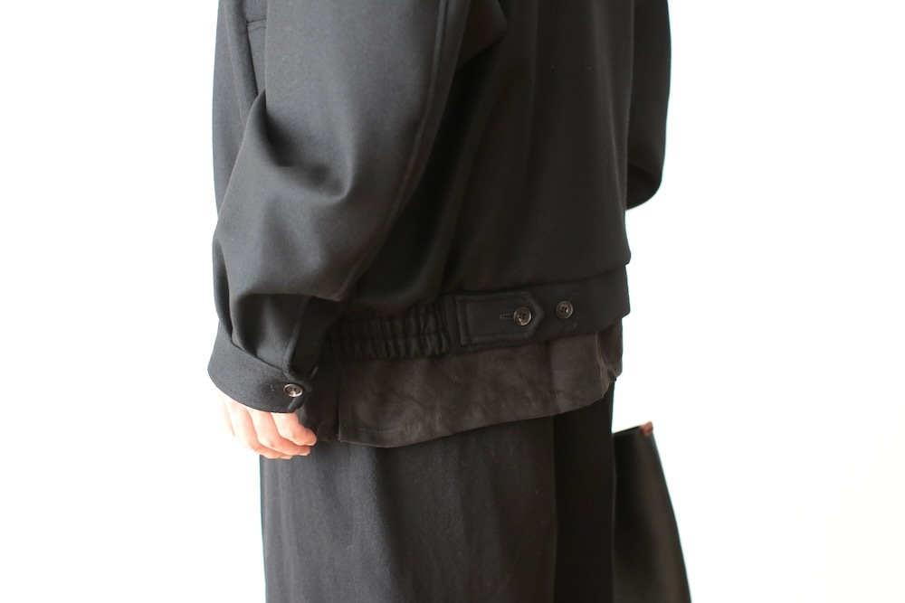 ssstein(奿) "MELTON ZIP UP BLOUSON"