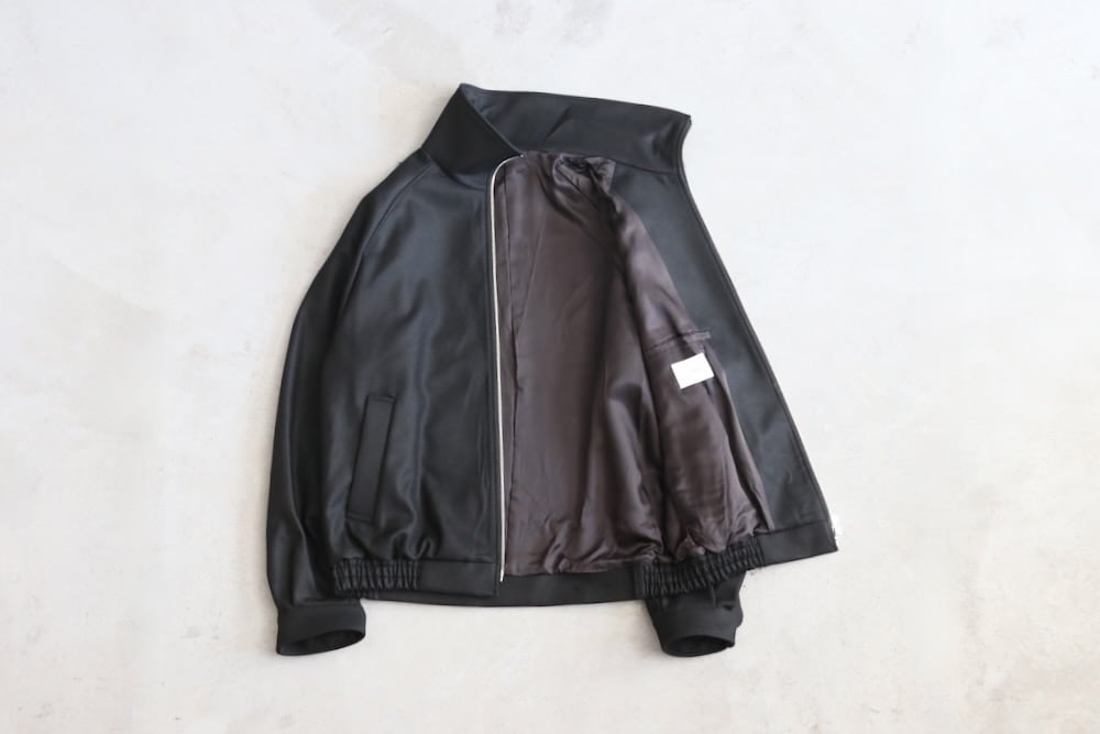 SUNSEA Cut Off Melton Blouson リバーシブルブルゾン ssstein MELTON ZIP UP BLOUSON・BLACK - tity