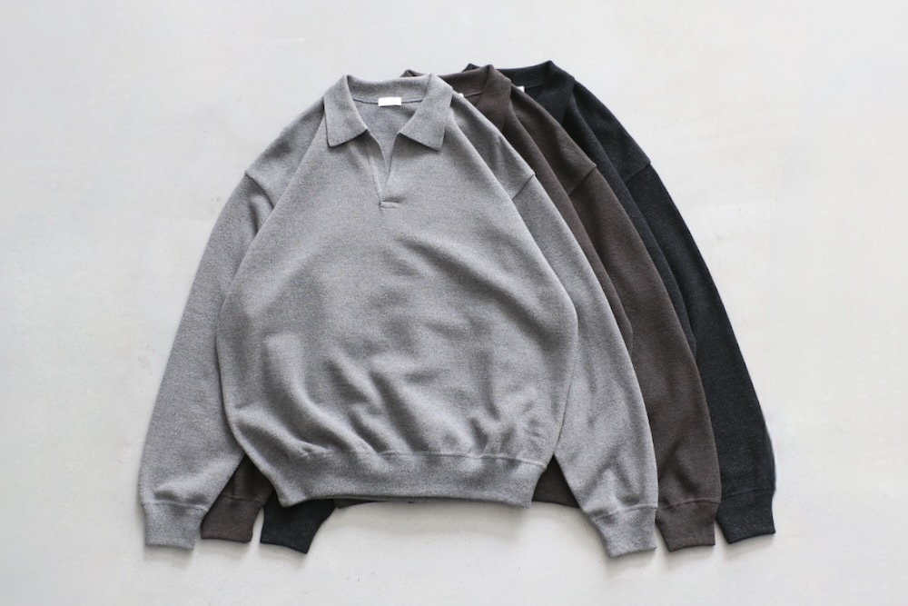 crepuscule クレプスキュール Moss Stitch Skipper crepuscule｜モスステッチスキッパー ニット セーター Co/Wo Moss