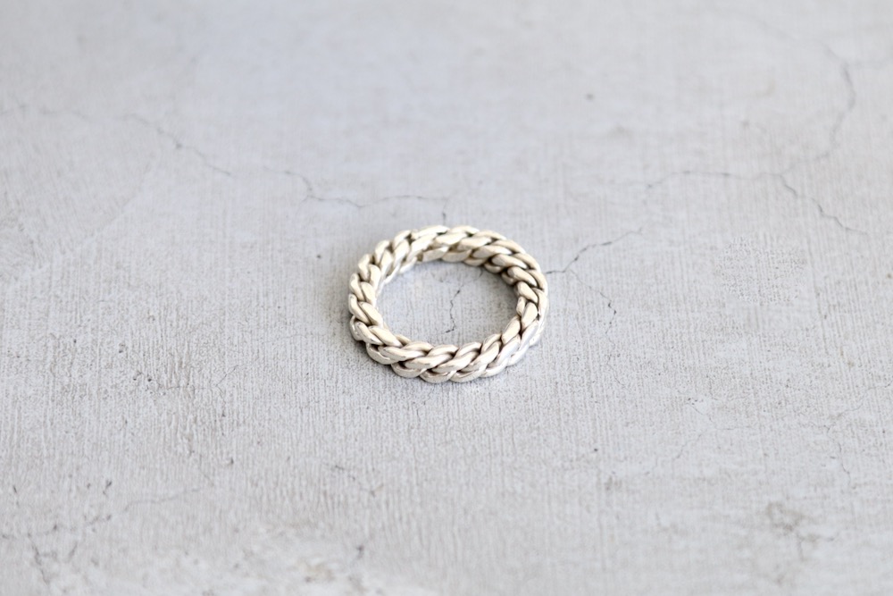 Mexican Jewelry (�ᥭ������ ���奨�꡼) "Silver Ring -Square Chain-"