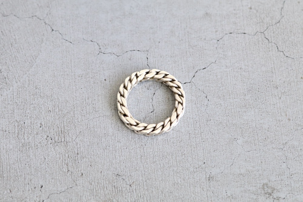 Mexican Jewelry (�ᥭ������ ���奨�꡼) "Silver Ring -Square Chain-"