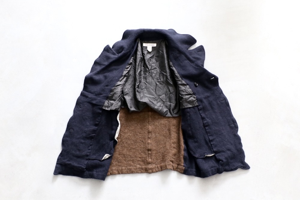 COMME des GARCONS SHIRT(���� �� ����륽�� �����) "wool nylon medium tweed garment treated FP-C502-051"