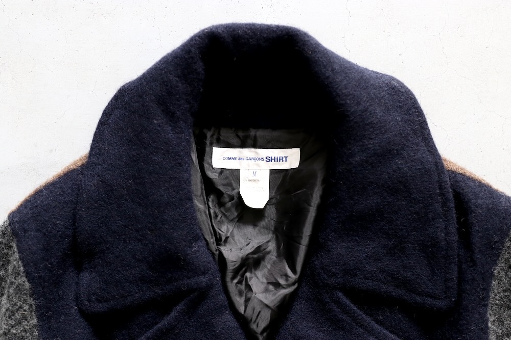 COMME des GARCONS SHIRT(���� �� ����륽�� �����) "wool nylon medium tweed garment treated FP-C502-051"